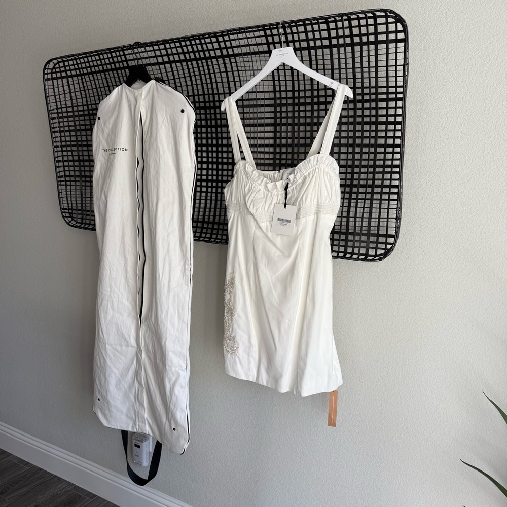 Reformation Collection Iliana white mini Dress